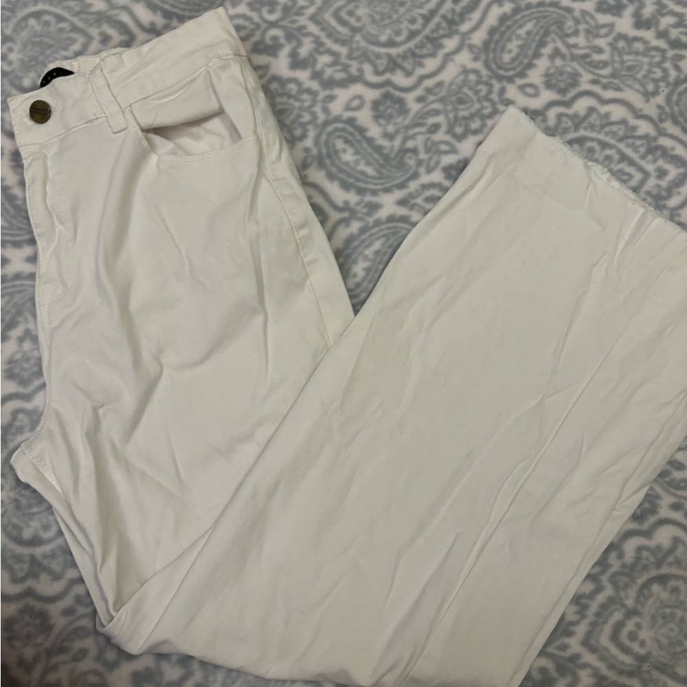 Sanctuary White Cropped Jean Size 29